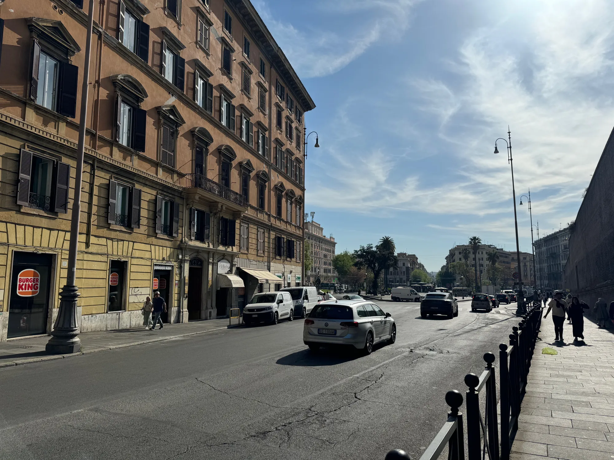 A Wide Roman Boulevard