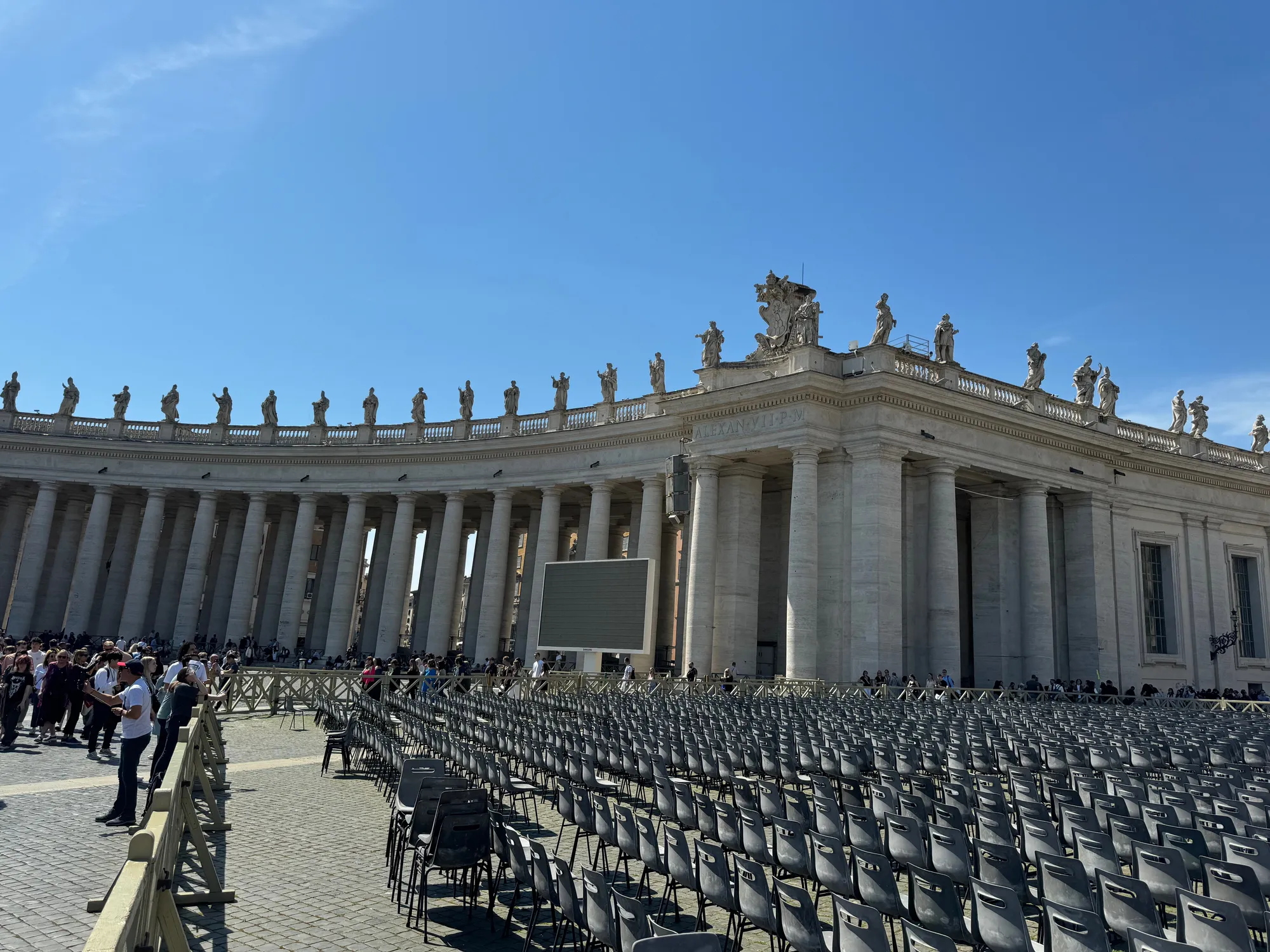 Rows Before the Basilica