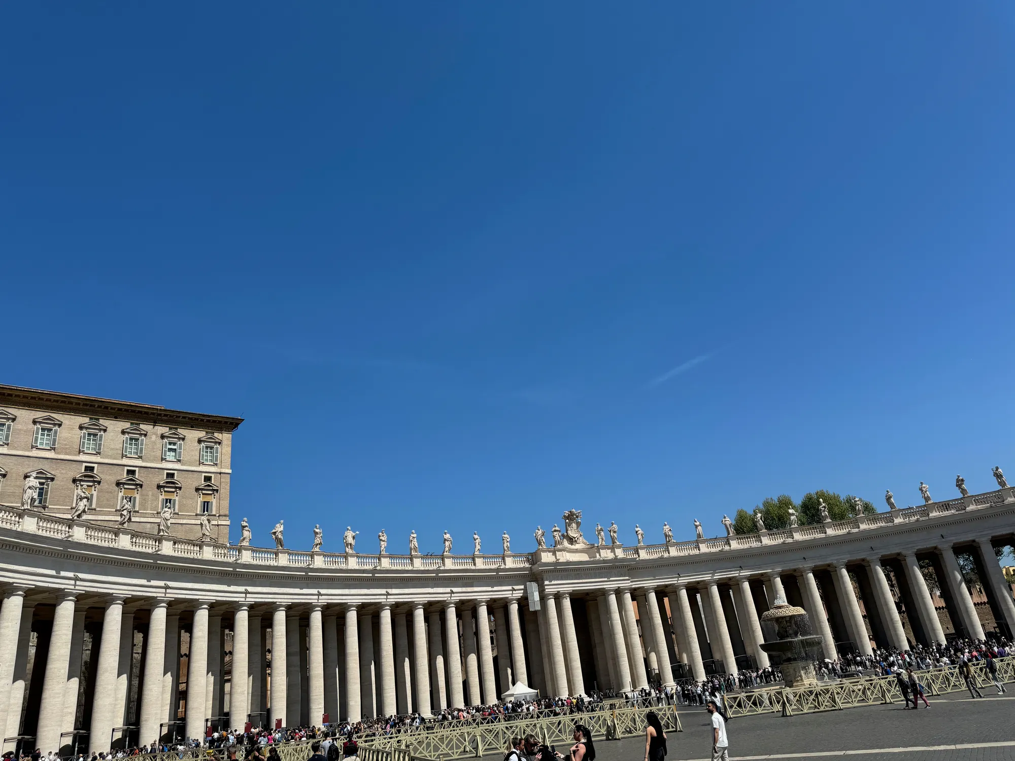 Facing the Basilica
