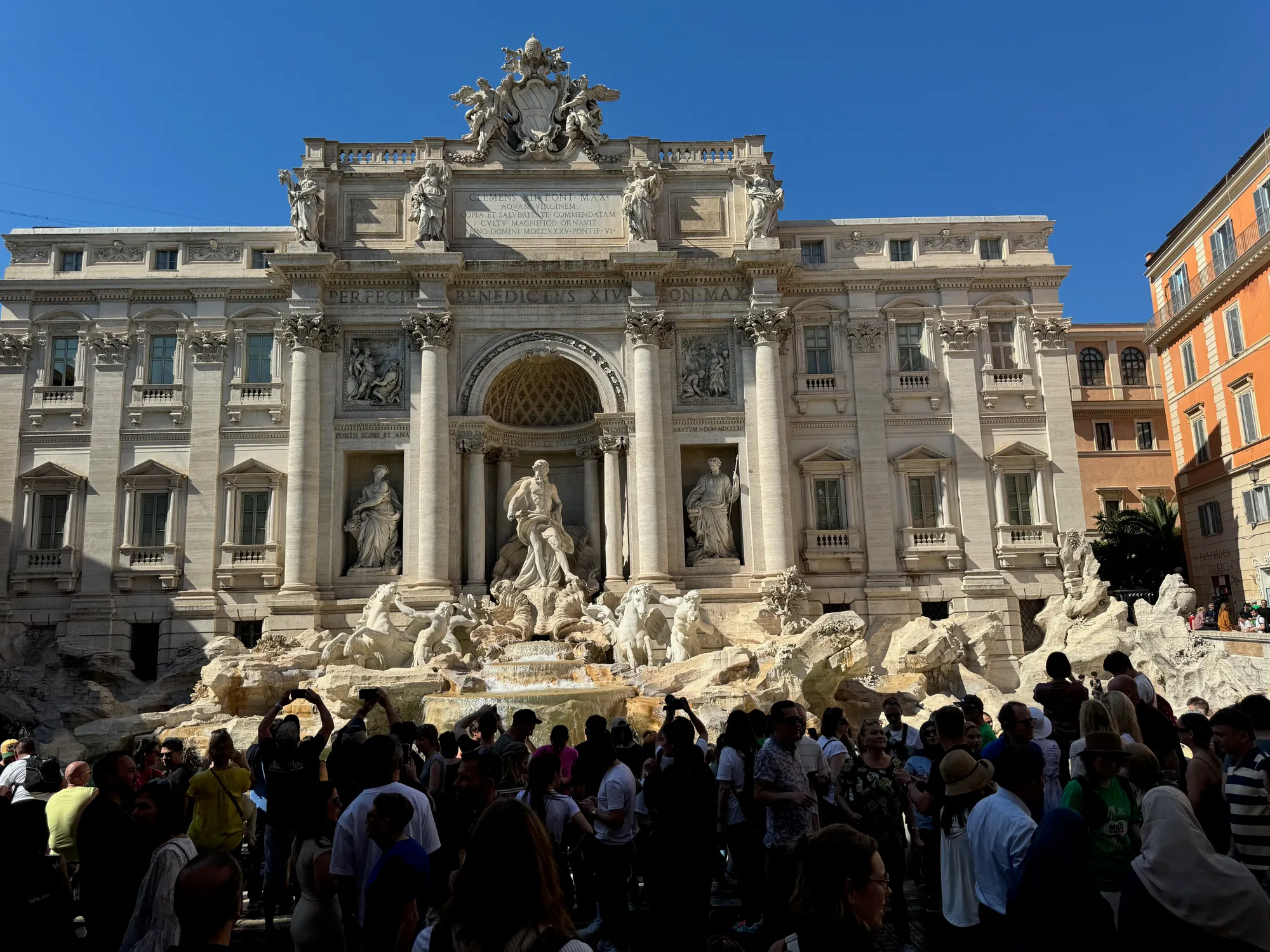 Morning at the Trevi