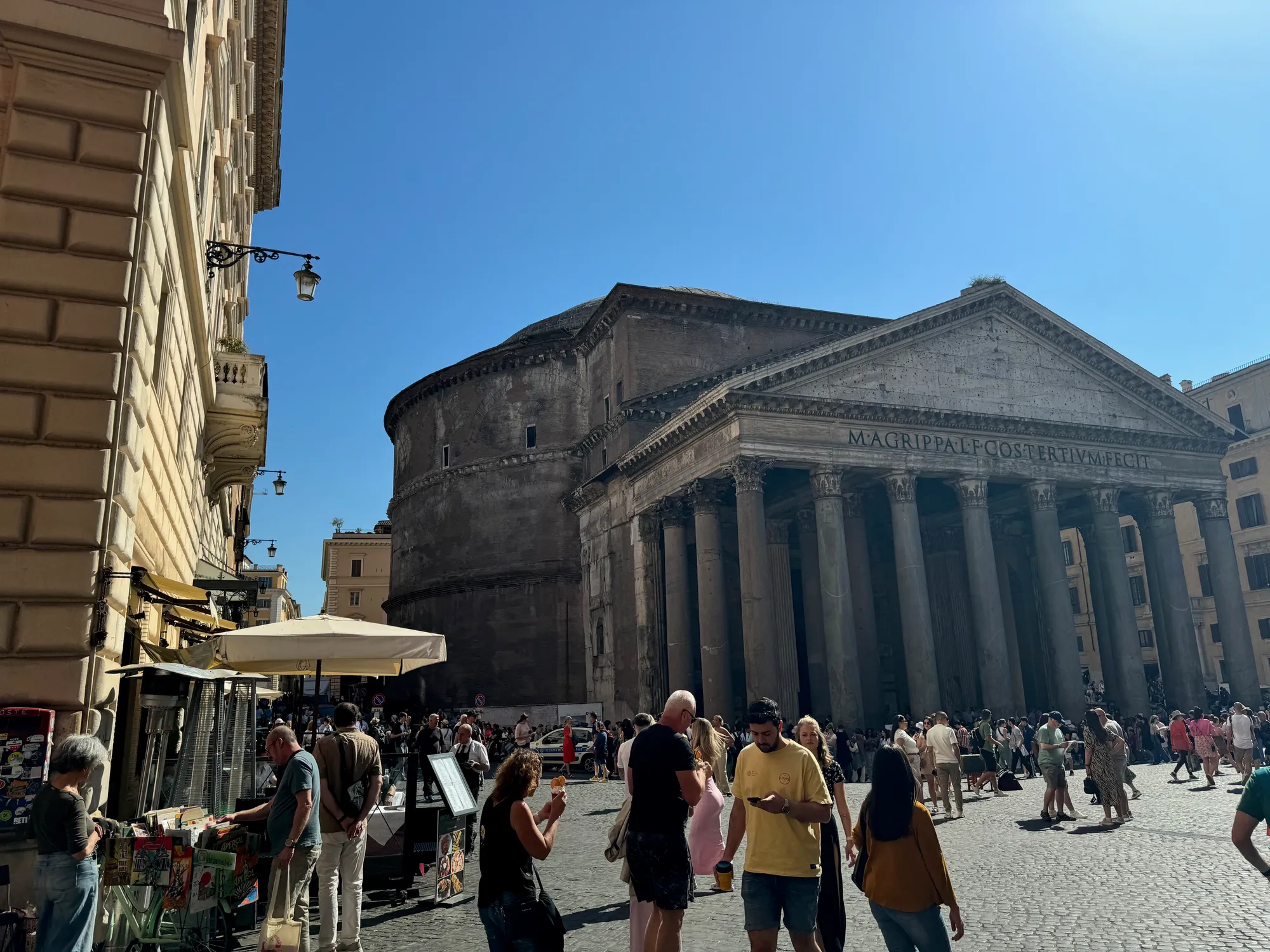 First Glimpse of the Pantheon