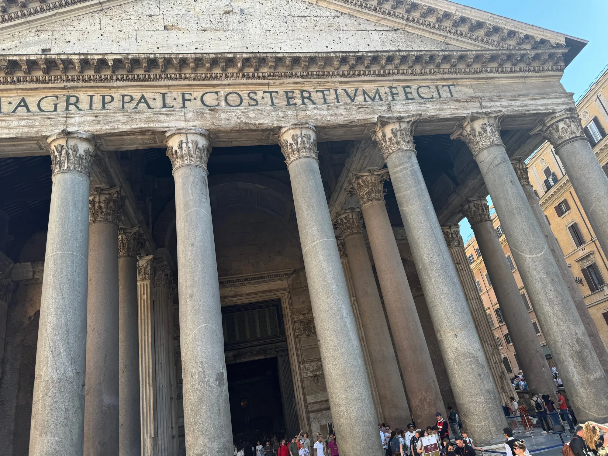 Standing in the Portico