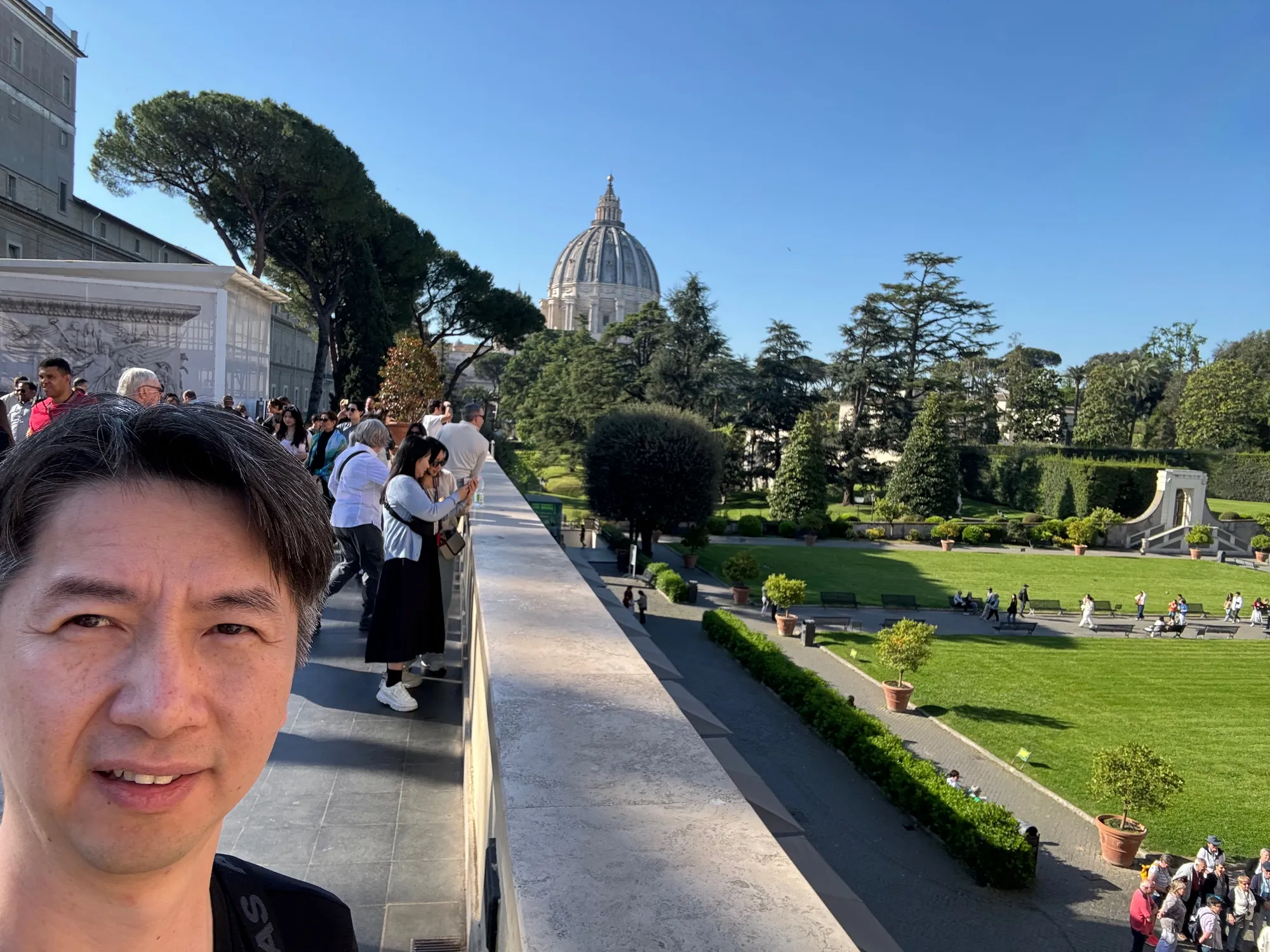 St. Peter's Dome from the Gardens