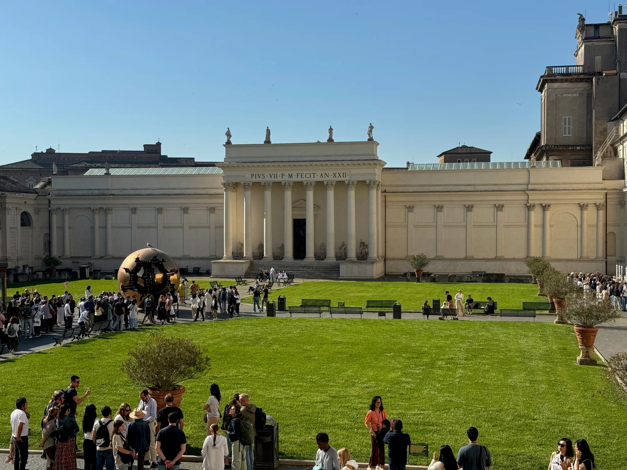 Wandering the Courtyard