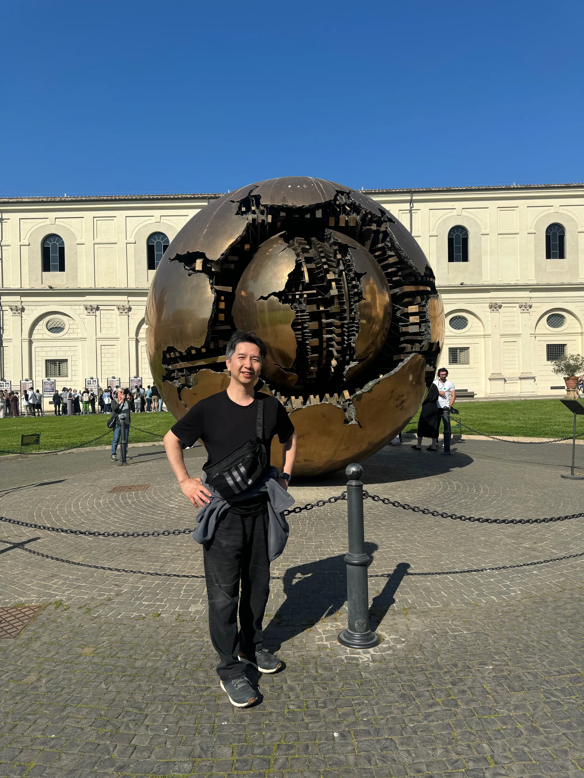 A Modern Sculpture, An Ancient Setting