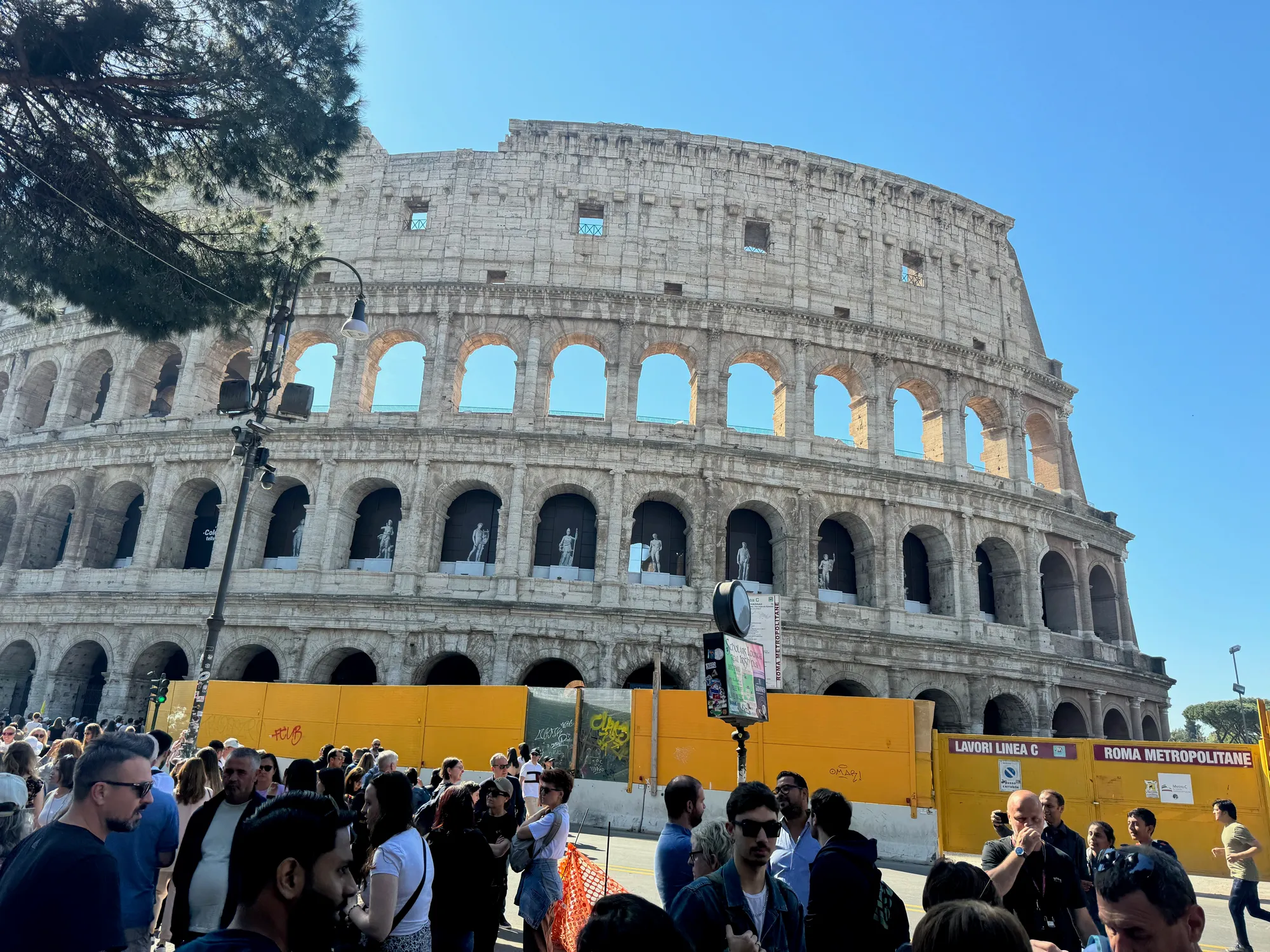 The Colosseum's Ruined Crown