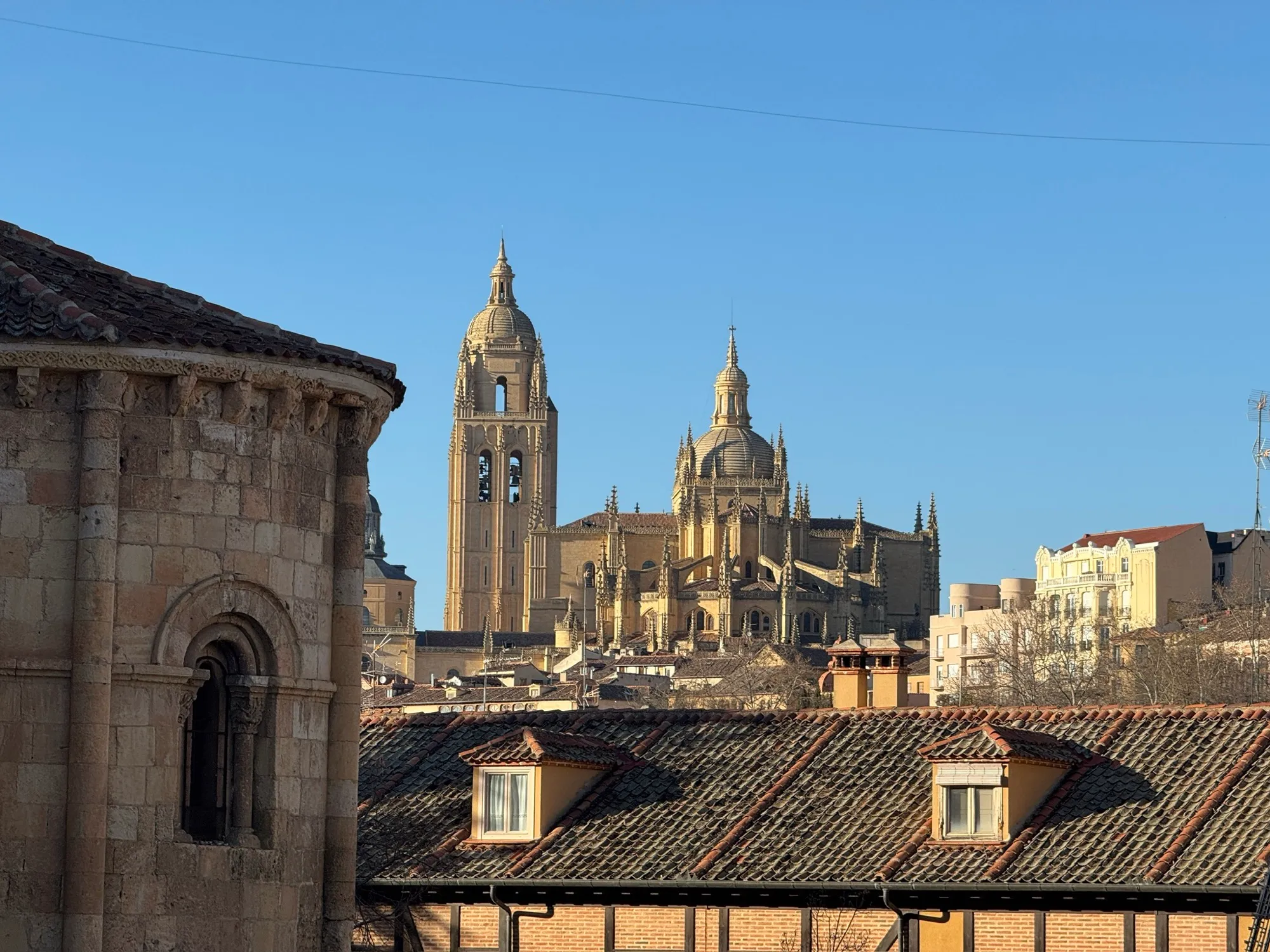 Cathedral Across the Rooftops