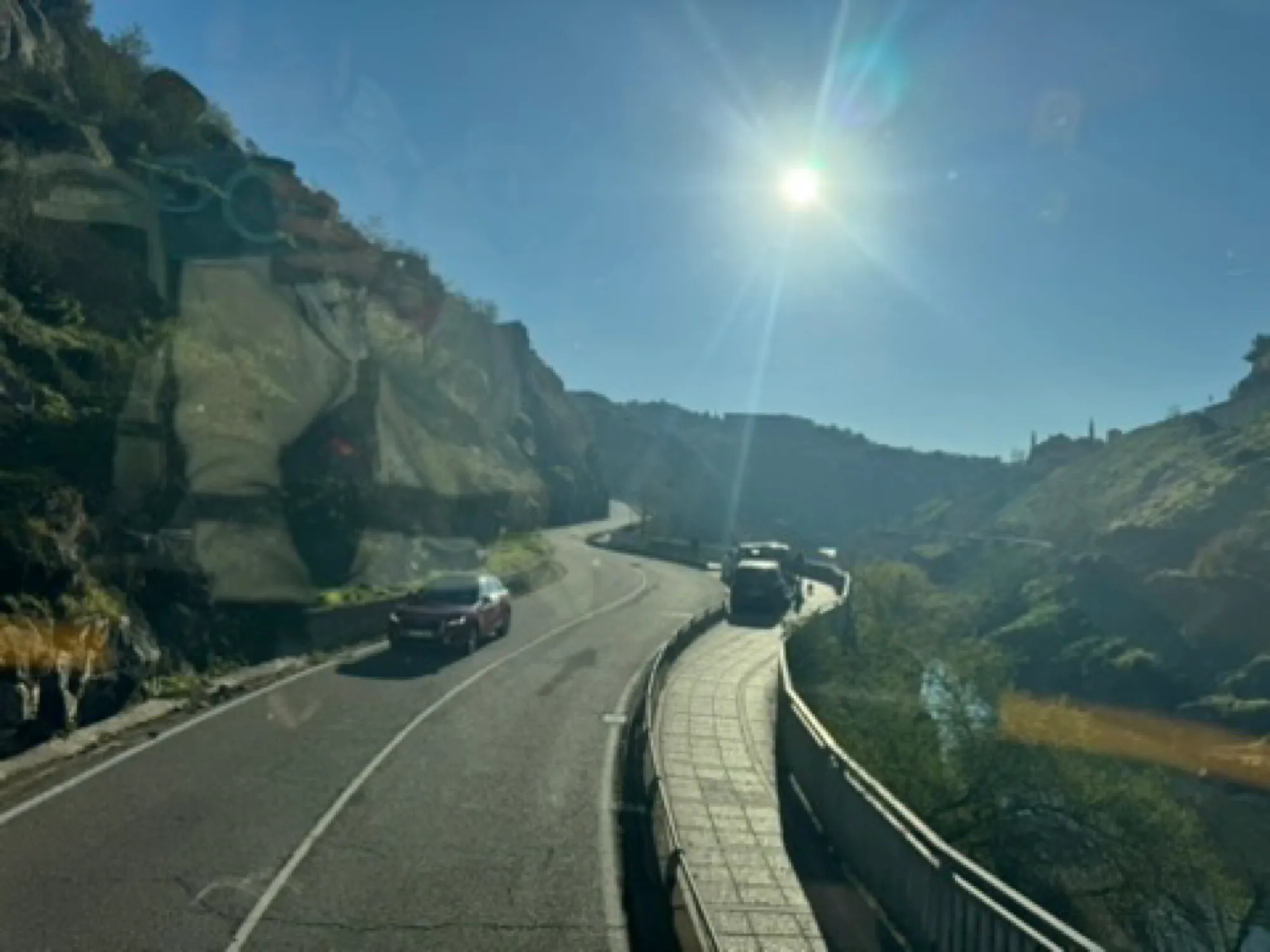 Sun on the River Road