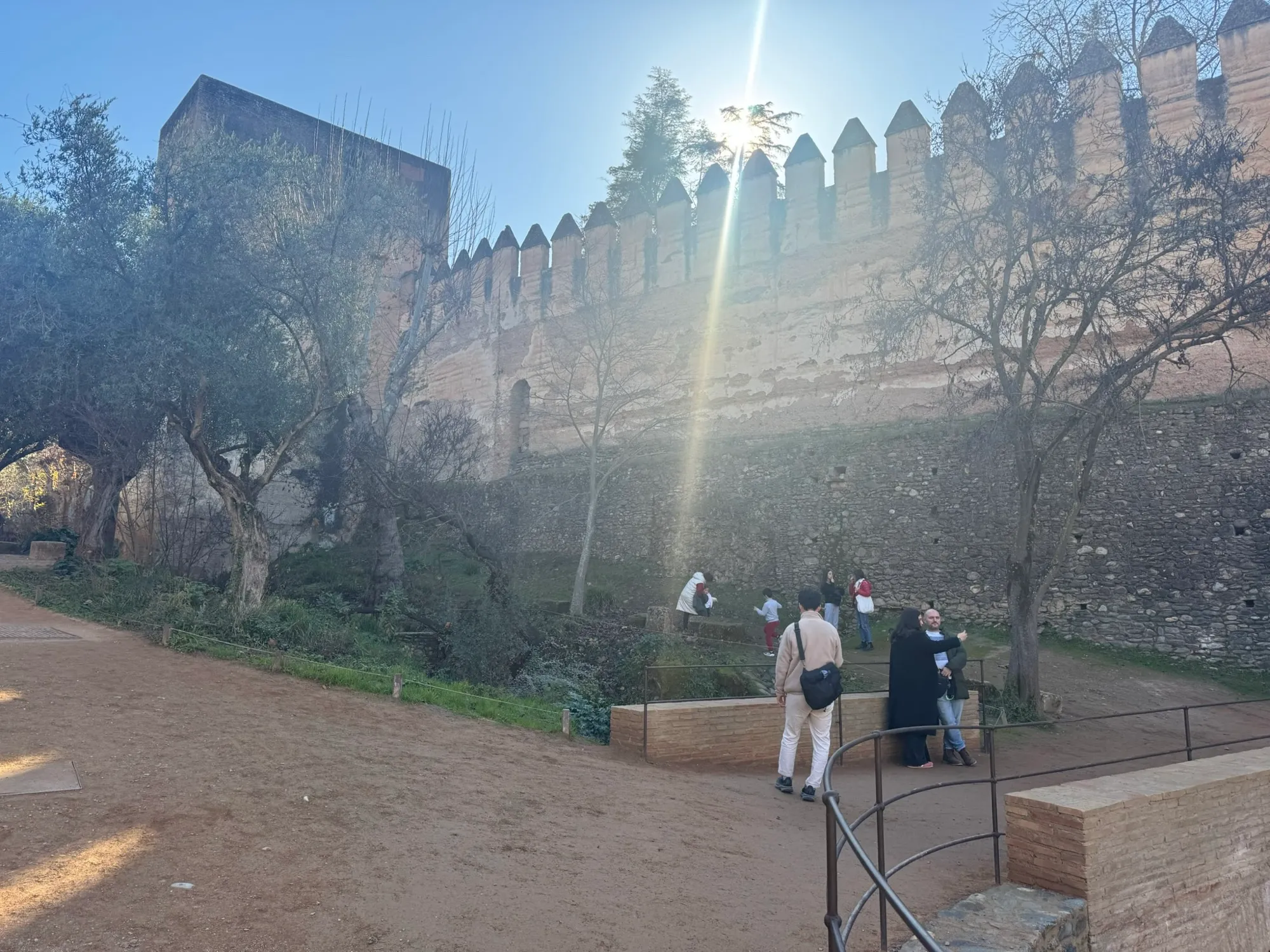 Winter Light on the Fortress
